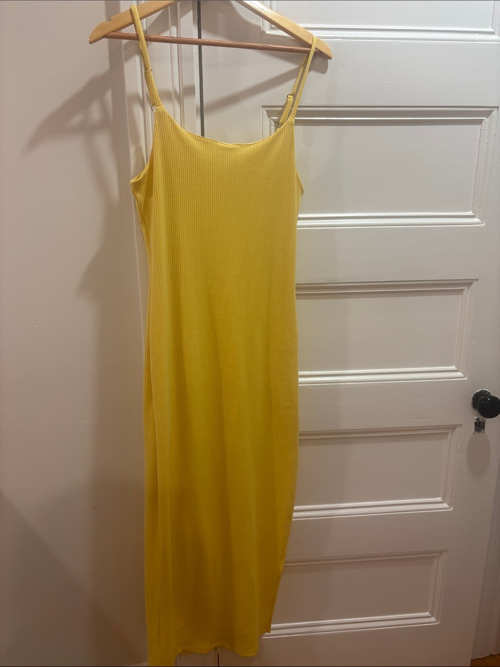 Luna rubbed VICI Sunny Yellow Slip Midi Dress - Women's Summer Dress